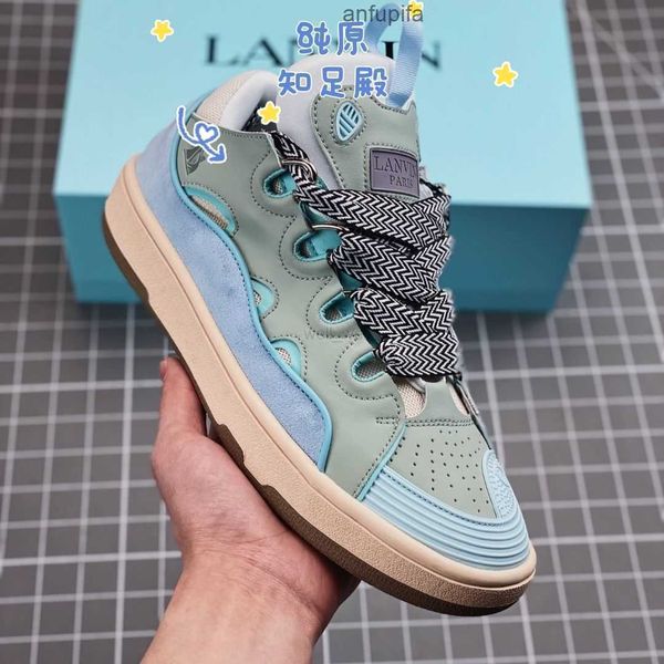 lanvins luxury dress shoes original brand designer men women sneakers light blue low bread board shoe thick soled moral training high sport, Black
lanvins luxury dress shoes original brand designer men women sneakers light blue low bread board shoe thick soled moral training high sport, Black