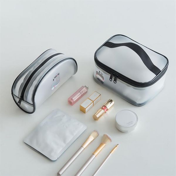 transparent frosted waterproof makeup bag travel portable hand - on make-up web celebrity cosmetics collection toiletry bag female319n
transparent frosted waterproof makeup bag travel portable hand - on make-up web celebrity cosmetics collection toiletry bag female319n