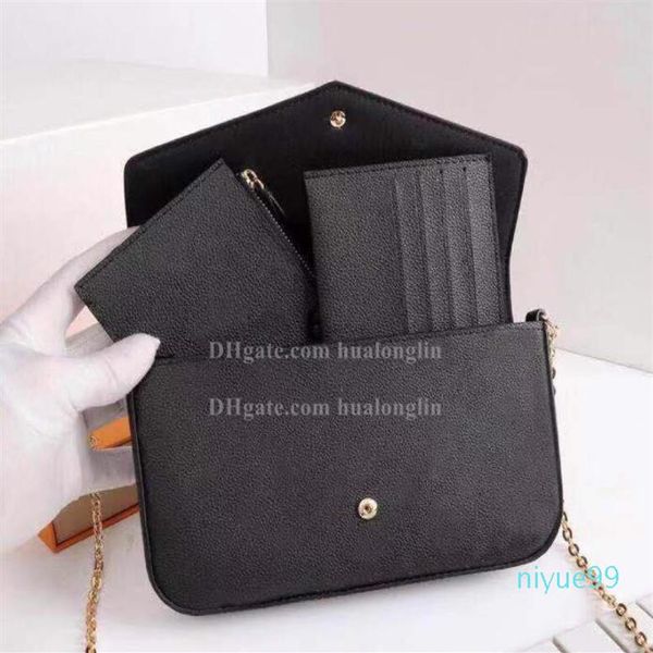 women messenger leather handbag evening bag original box 3 in 1 flower checkers date code serial number225c
women messenger leather handbag evening bag original box 3 in 1 flower checkers date code serial number225c