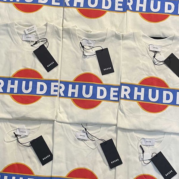 designer fashion clothing tees hip hop tshirts american trend brand rhude red sun print vintage t-shirt men's women's loose vtg su, White;black
designer fashion clothing tees hip hop tshirts american trend brand rhude red sun print vintage t-shirt men's women's loose vtg su, White;black