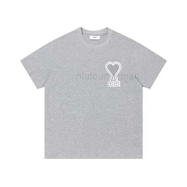 t shirts for men women cotton color amis embroidery 23ss high love pure short round neck sleeved t-shirt solid spring/summer new zp9r, White;black
t shirts for men women cotton color amis embroidery 23ss high love pure short round neck sleeved t-shirt solid spring/summer new zp9r, White;black