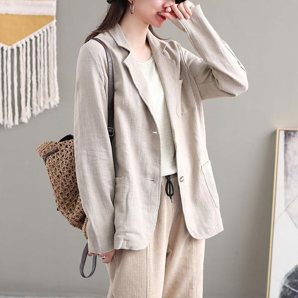 pants leisure notched collar women blazer singlebreasted autumn jacket casual pockets female suits coat linen woman jacket, White
pants leisure notched collar women blazer singlebreasted autumn jacket casual pockets female suits coat linen woman jacket, White