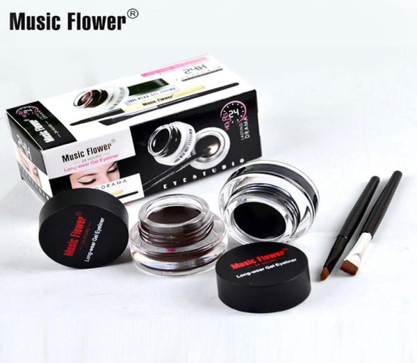 music flower brand black waterproof eyeliner gel makeup cosmetic gel eye liner with brush 24 hours longlasting for women6308861
music flower brand black waterproof eyeliner gel makeup cosmetic gel eye liner with brush 24 hours longlasting for women6308861