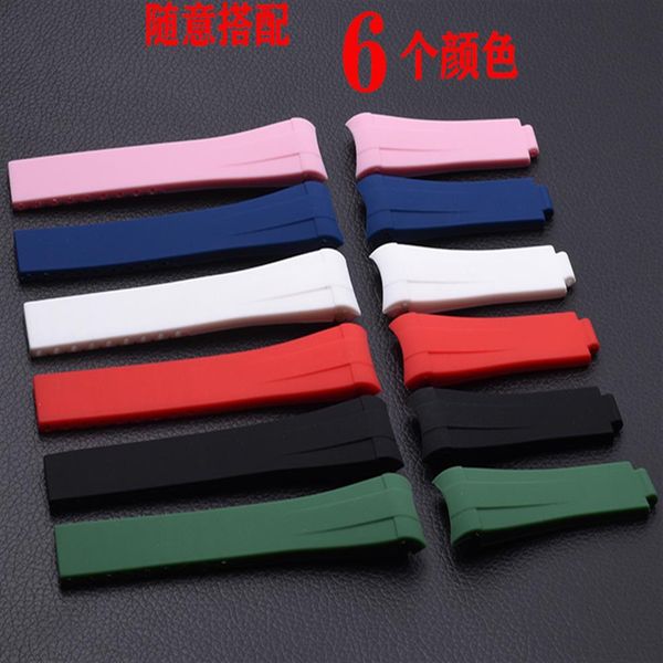 quality green black 20mm silicone rubber watchband watch band for role strap gmt oysterflex bracelet314g, Black;brown
quality green black 20mm silicone rubber watchband watch band for role strap gmt oysterflex bracelet314g, Black;brown