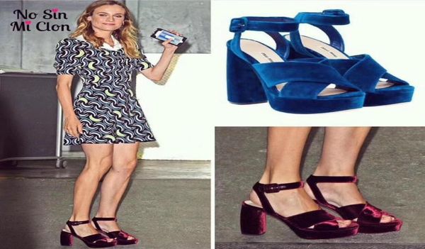 wine red royal blue velvet platform sandals criss cross buckle high heels ladies gladiators summer party shoes1911825, Black
wine red royal blue velvet platform sandals criss cross buckle high heels ladies gladiators summer party shoes1911825, Black