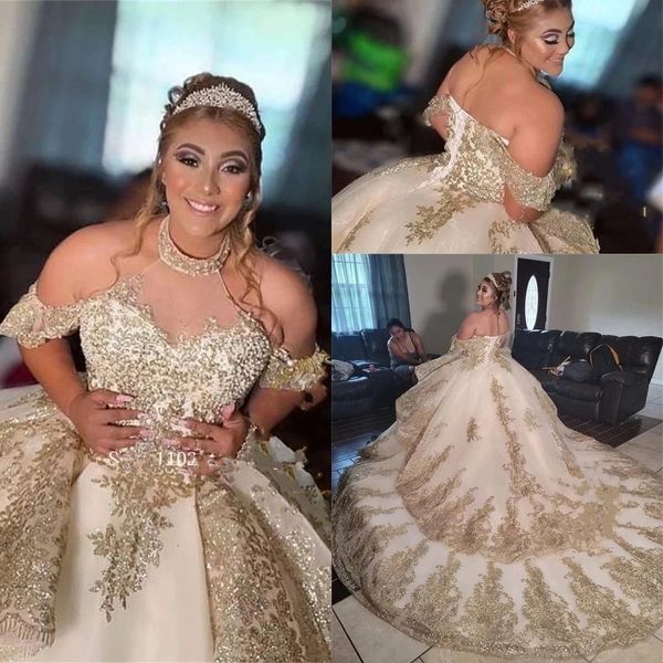champagne gold quinceanera dresses halter beads sequin appliques lace-up corset princess prom vestidos de 15 quinceanera, Blue;red
champagne gold quinceanera dresses halter beads sequin appliques lace-up corset princess prom vestidos de 15 quinceanera, Blue;red