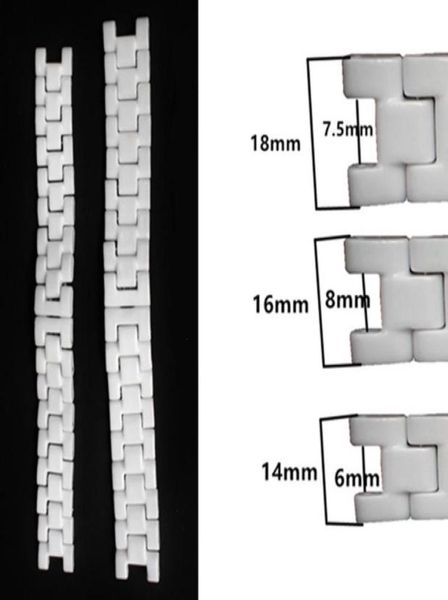 146mm 168mm 1875mm black white ceramic watch band strap bracelet fit men lady watch4770692, Black;brown
146mm 168mm 1875mm black white ceramic watch band strap bracelet fit men lady watch4770692, Black;brown