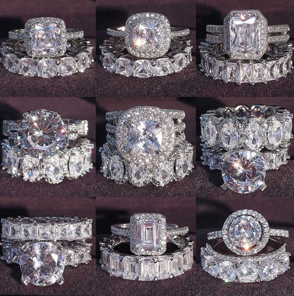 band rings luxury real 925 sterling silver oval princess cut wedding ring set for women engagement eternity jewelry zirconia motion current
band rings luxury real 925 sterling silver oval princess cut wedding ring set for women engagement eternity jewelry zirconia motion current