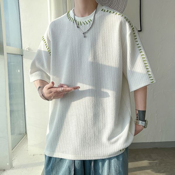 men s t shirts men summer quality t shirts manual suture harajuku casual tshirt for male 2023 neutral oversize tees short sleeve 230420, White;black
men s t shirts men summer quality t shirts manual suture harajuku casual tshirt for male 2023 neutral oversize tees short sleeve 230420, White;black