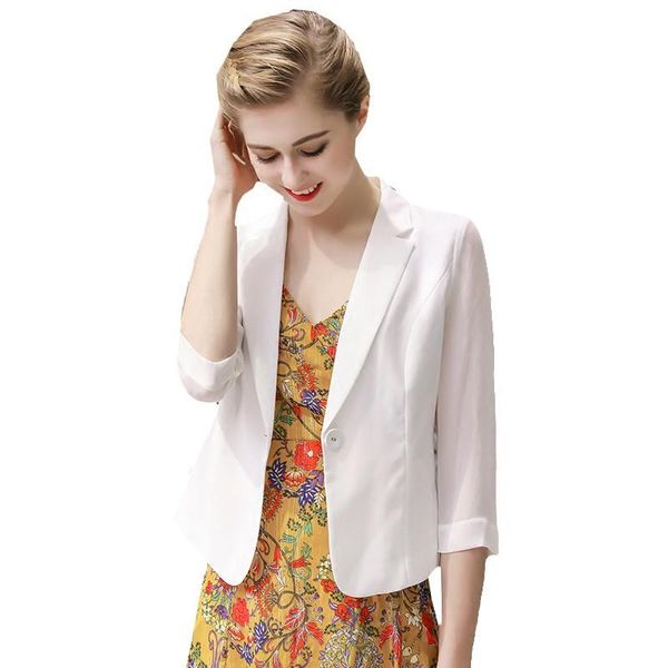 pants summer thin small suit jacket 2022 lady slim single button blazer women's chiffon 3/4 sleeve casual cotton and linen suit y288, White
pants summer thin small suit jacket 2022 lady slim single button blazer women's chiffon 3/4 sleeve casual cotton and linen suit y288, White