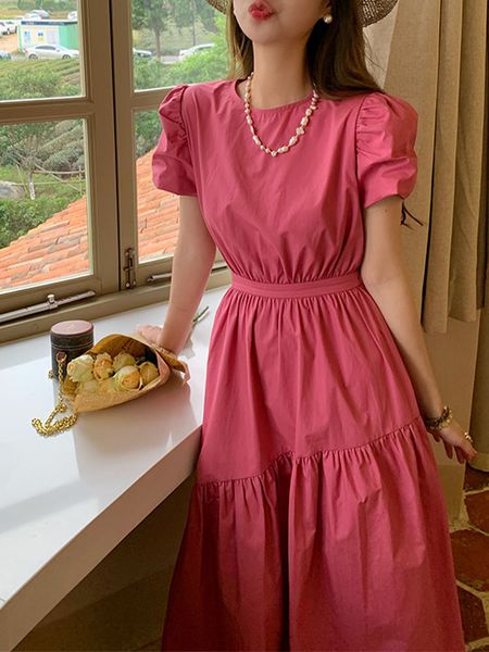casual dresses fashion dress for women short sleeve streetwear french style dresses sweet solid folds o neck midi spring summer dress 230420, Black;gray
casual dresses fashion dress for women short sleeve streetwear french style dresses sweet solid folds o neck midi spring summer dress 230420, Black;gray