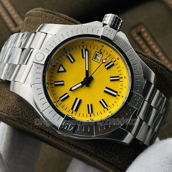automatic gmt 45mm cosmograph watch man watches for men designer mechanical wristwatch g8 factory yellow dial night mission black dlc coated, Slivery;brown
automatic gmt 45mm cosmograph watch man watches for men designer mechanical wristwatch g8 factory yellow dial night mission black dlc coated, Slivery;brown