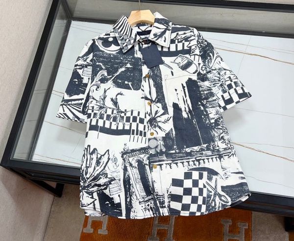 summer 2023 latest brand shirt highquality comfortable material waters ink cowboy print design fashion casual single-breasted man's shi, White;black
summer 2023 latest brand shirt highquality comfortable material waters ink cowboy print design fashion casual single-breasted man's shi, White;black