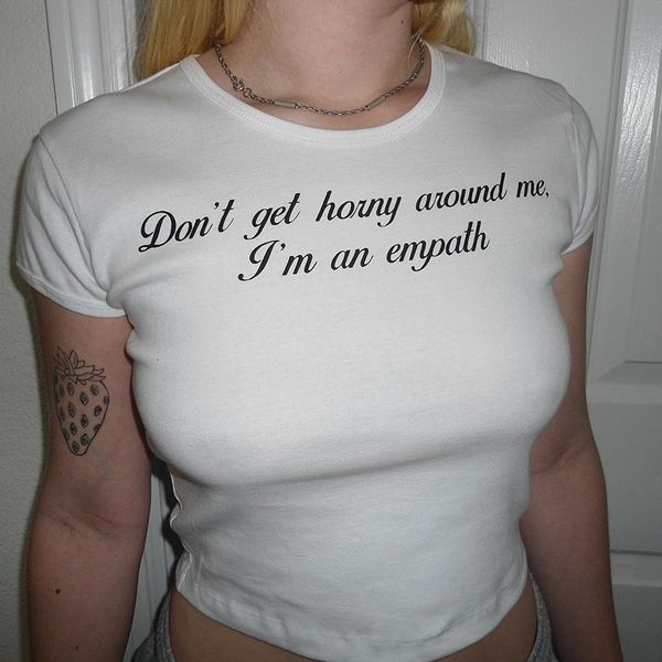 womens tshirt punk fairy streetwear slim vintage women letter print aesthetic cute grunge baby tee y2k clothes goth emo girl crop 230419, White
womens tshirt punk fairy streetwear slim vintage women letter print aesthetic cute grunge baby tee y2k clothes goth emo girl crop 230419, White