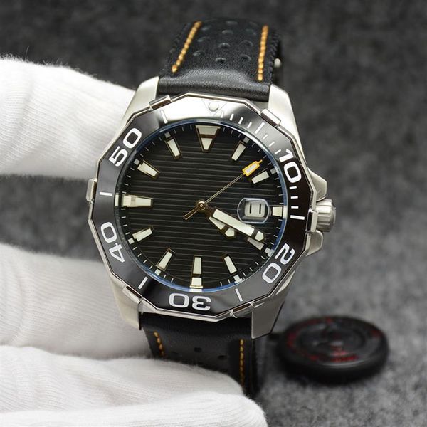 specail edition good mens watch watches automatic mechanical 44mm black dial wristwatches sport and casual style 242y, Slivery;brown
specail edition good mens watch watches automatic mechanical 44mm black dial wristwatches sport and casual style 242y, Slivery;brown