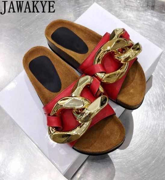 metal chain platform shoes women slippers slip on open toe slides genuine leather mules sandals casual beach zapatos mujer5757978, Black
metal chain platform shoes women slippers slip on open toe slides genuine leather mules sandals casual beach zapatos mujer5757978, Black