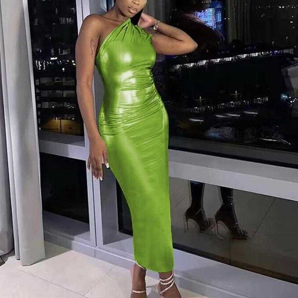 sleeveless diagonal collar dress fluorescent pure color tight high waisted, Black;gray
sleeveless diagonal collar dress fluorescent pure color tight high waisted, Black;gray