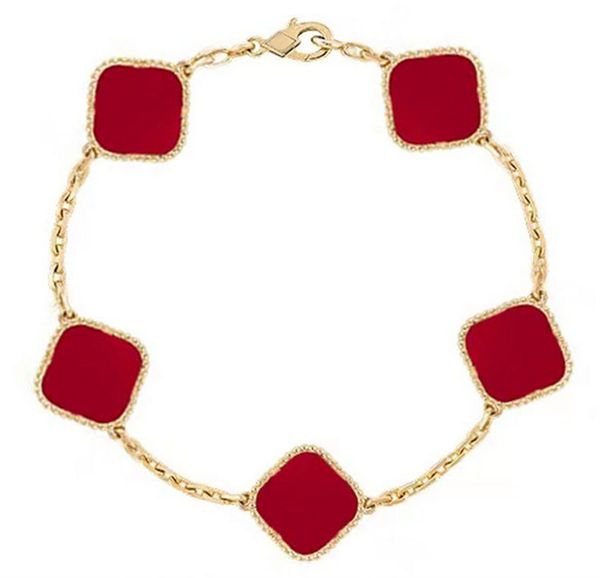van clover bracelet designer four leaf clover bracelet and colourfast women's wedding gift, Golden;silver
van clover bracelet designer four leaf clover bracelet and colourfast women's wedding gift, Golden;silver