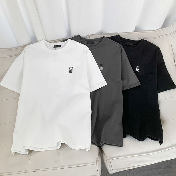 men's loose t-shirt & polo shirt crewneck designer style embroidery and printed fashion style summer wear street cotton, White;black
men's loose t-shirt & polo shirt crewneck designer style embroidery and printed fashion style summer wear street cotton, White;black