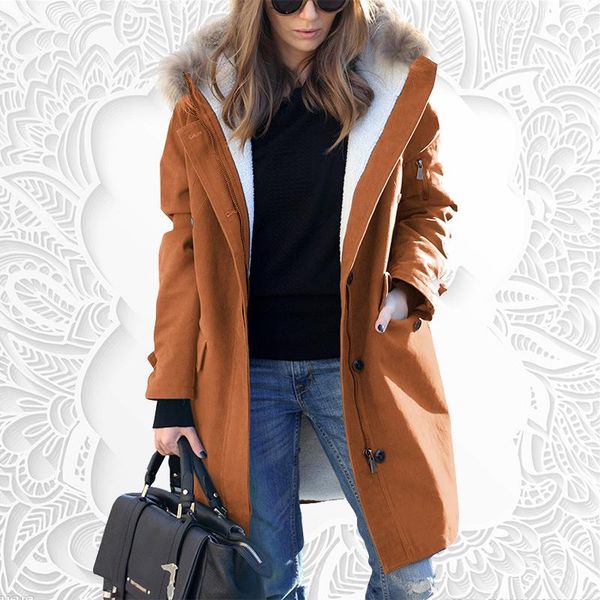 fur autumn winter 2022 new women fashion fur collar long coat warm pocket ladies outwear loose hooded clothing for womens, Black
fur autumn winter 2022 new women fashion fur collar long coat warm pocket ladies outwear loose hooded clothing for womens, Black