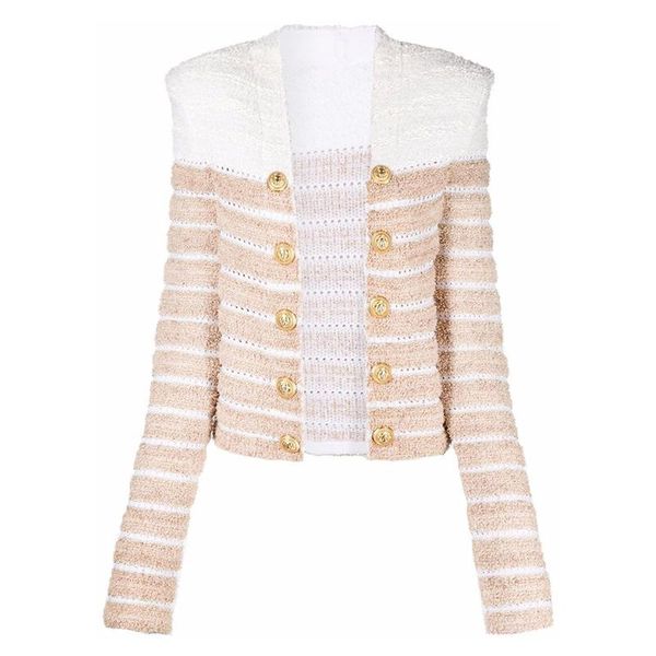 sweaters knit cardigan jacket pink 2022 autumn fashion new lion button striped color matching knitted coat knee skirt women high quality, White;black
sweaters knit cardigan jacket pink 2022 autumn fashion new lion button striped color matching knitted coat knee skirt women high quality, White;black