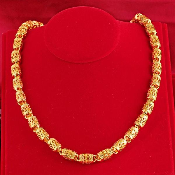 other luxury 24k yellow gold necklace for men double blessing dragon scale hand chain wedding birthday fine jewelry giftother176r, Silver
other luxury 24k yellow gold necklace for men double blessing dragon scale hand chain wedding birthday fine jewelry giftother176r, Silver