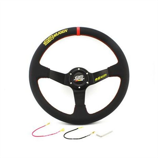 jdm mugen 14inch 345mm deep dish real leather rally tuning racing steering wheel drifting steering wheel
jdm mugen 14inch 345mm deep dish real leather rally tuning racing steering wheel drifting steering wheel