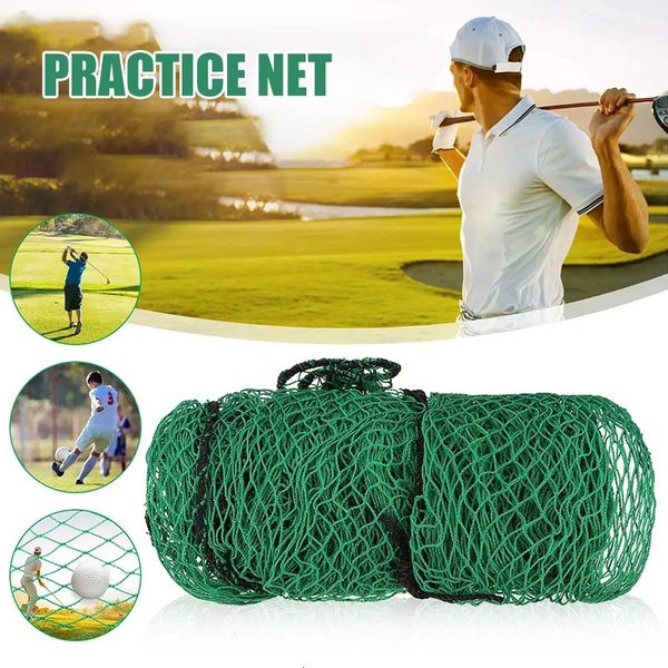 Other Golf Products Golf Practice Net Heavy Duty Durable Netting Rope Border Sports Barrier Training Mesh Golf Training Accessories 231120