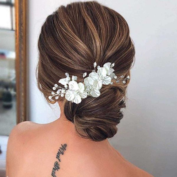 wedding hair jewelry crystal pearl flower hairpin wedding guest headdresses white shell flower hair clip barette hair woman wedding hair acc, Slivery;golden
wedding hair jewelry crystal pearl flower hairpin wedding guest headdresses white shell flower hair clip barette hair woman wedding hair acc, Slivery;golden