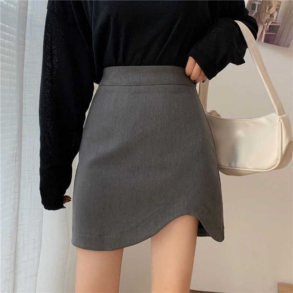 houzhou irregular gray mini skirts women korean fashion vintage black high waisted aline cute short skirt allmatch elegant aa230420
houzhou irregular gray mini skirts women korean fashion vintage black high waisted aline cute short skirt allmatch elegant aa230420