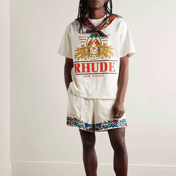 designer fashion clothing tees hip hop tshirts rhude american high street diamond parrot flower slogan loose t-shirt men's women's, White;black
designer fashion clothing tees hip hop tshirts rhude american high street diamond parrot flower slogan loose t-shirt men's women's, White;black