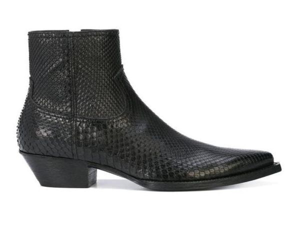 man slp lukas boots new release python skin effect black leather side zip paris fashion lukas boots shoes4833959
man slp lukas boots new release python skin effect black leather side zip paris fashion lukas boots shoes4833959