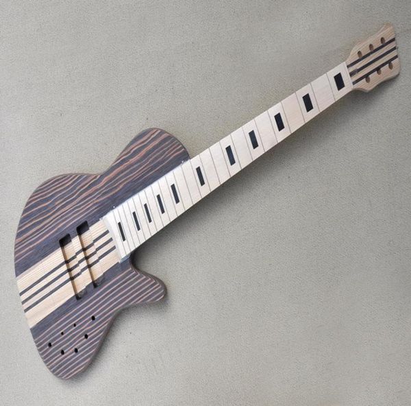factory electric semifinished zebra wood body bass guitar kits with 6 strings diy guitar maple fretboard no paint can be changed6762262
factory electric semifinished zebra wood body bass guitar kits with 6 strings diy guitar maple fretboard no paint can be changed6762262