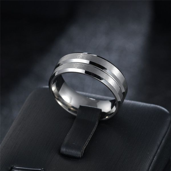 simple 8mm frosted stainless steel grooves mens ring designer black silver finger rings for man party south american fashion hiphop jewelry, Golden;silver
simple 8mm frosted stainless steel grooves mens ring designer black silver finger rings for man party south american fashion hiphop jewelry, Golden;silver