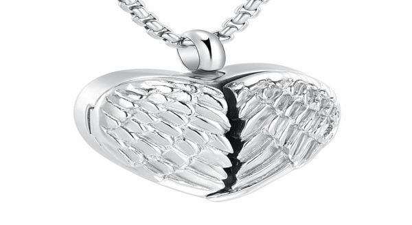 z849 openable angel wing for po of loved ones pets always in my heart cremation urn pendant necklace hold ashes engravable6297838, Silver
z849 openable angel wing for po of loved ones pets always in my heart cremation urn pendant necklace hold ashes engravable6297838, Silver