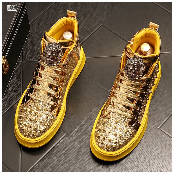new luxury boots men's shoes riveted sequin personality high shoes korean version of middle help flat boots soft sole casual shoes a6, Black
new luxury boots men's shoes riveted sequin personality high shoes korean version of middle help flat boots soft sole casual shoes a6, Black