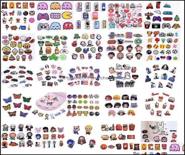 shoe parts accessories shoes whole pvc cartoon croc charms decoration buckle clog pins charm buttons drop delivery mix randoml9097976, White;pink
shoe parts accessories shoes whole pvc cartoon croc charms decoration buckle clog pins charm buttons drop delivery mix randoml9097976, White;pink