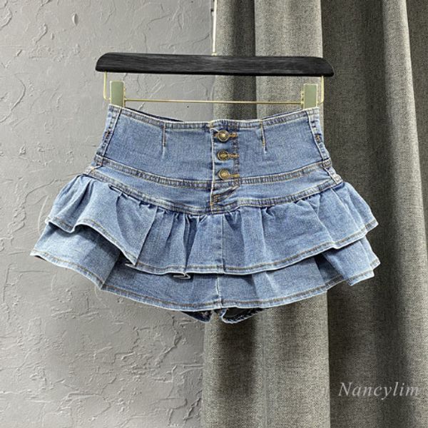 skirts high waist singlebreasted ruffles cake denim skirt woman spring summer bubble jeans girls students fit 230420, Black
skirts high waist singlebreasted ruffles cake denim skirt woman spring summer bubble jeans girls students fit 230420, Black