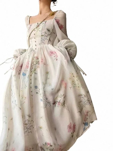 casual dresses french elegant floral midi dress chiffon long sleeve evening party dress woman beach fairy dress korean summer 230323 62jb#, Black;gray
casual dresses french elegant floral midi dress chiffon long sleeve evening party dress woman beach fairy dress korean summer 230323 62jb#, Black;gray