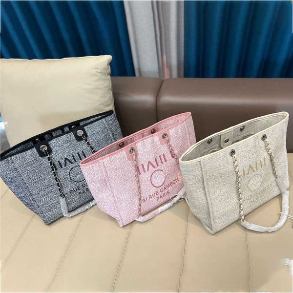 cc classic beach bag women large capacity shopping bags womens advanced canvas luxurys handbag lady solid color chain tote bag 230218
cc classic beach bag women large capacity shopping bags womens advanced canvas luxurys handbag lady solid color chain tote bag 230218