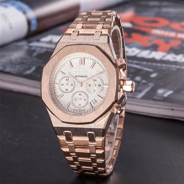 all dials working mens automatic satch watches 42mm stainless steel famous wristwatches sapphire full functional watch montre 307n, Slivery;brown
all dials working mens automatic satch watches 42mm stainless steel famous wristwatches sapphire full functional watch montre 307n, Slivery;brown