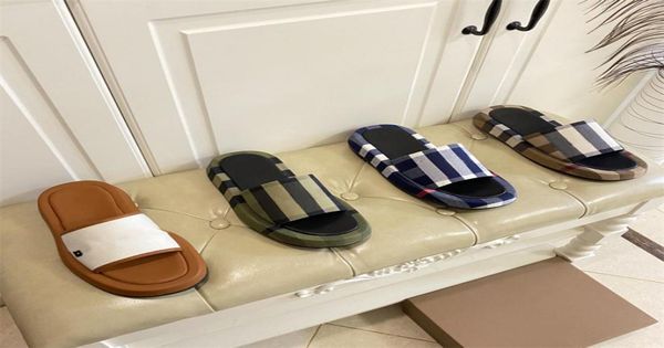 men women slippers vintage lattice slides fashion platform sandals summer flat plaid slipper heightening scuffs sandal with box9425028, Black
men women slippers vintage lattice slides fashion platform sandals summer flat plaid slipper heightening scuffs sandal with box9425028, Black