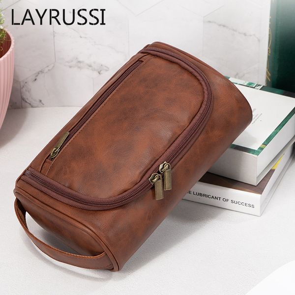 cosmetic bags cases layrussi travel toiletry bag for women and men retro pu leather cosmetic bags female waterproof travel makeup bag 230419
cosmetic bags cases layrussi travel toiletry bag for women and men retro pu leather cosmetic bags female waterproof travel makeup bag 230419