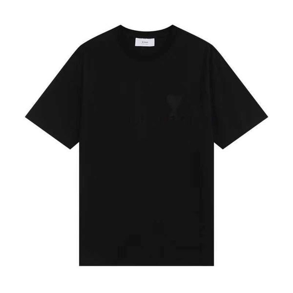 t shirts for men women solid round sleeved t-shirt amis color love pure cotton high neck embroidery 23ss short spring/summer new 30d3, White;black
t shirts for men women solid round sleeved t-shirt amis color love pure cotton high neck embroidery 23ss short spring/summer new 30d3, White;black
