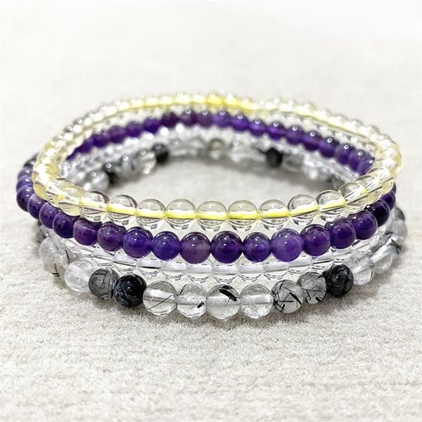 mg0161 strand aaa grade rutilated quartz bracelet amethyst clear quartz citrine yoga mala beads jewelry 4 mm mini gemstone bracele247h, Black
mg0161 strand aaa grade rutilated quartz bracelet amethyst clear quartz citrine yoga mala beads jewelry 4 mm mini gemstone bracele247h, Black