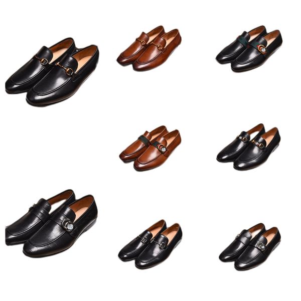 men loafers luxurious designers shoes genuine leather brown black mens casual designer dress shoes slip on wedding shoe 38-45
men loafers luxurious designers shoes genuine leather brown black mens casual designer dress shoes slip on wedding shoe 38-45