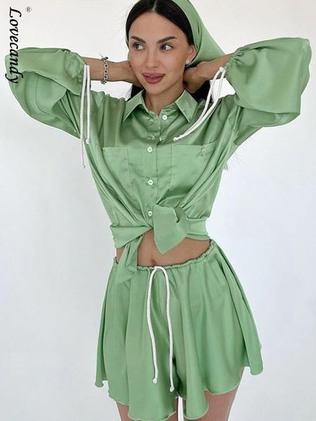 dress women solid satin lantern sleeve high waist shorts two piece set 2022 summer casual singlebreasted shirt ruffle shorts sets, White
dress women solid satin lantern sleeve high waist shorts two piece set 2022 summer casual singlebreasted shirt ruffle shorts sets, White
