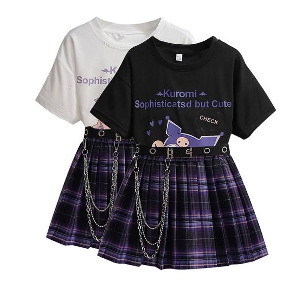clothing sets summer girls clothes suits kids fashion black cotton t shirt skirts belt for girl teenager children for 3 13 years 230420, White
clothing sets summer girls clothes suits kids fashion black cotton t shirt skirts belt for girl teenager children for 3 13 years 230420, White