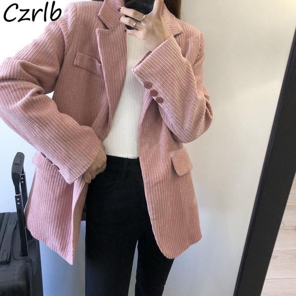 pants corduroy blazers women pure notched vintage allmatch thicken casual stylish female outwear college cozy ulzzang single button, White
pants corduroy blazers women pure notched vintage allmatch thicken casual stylish female outwear college cozy ulzzang single button, White