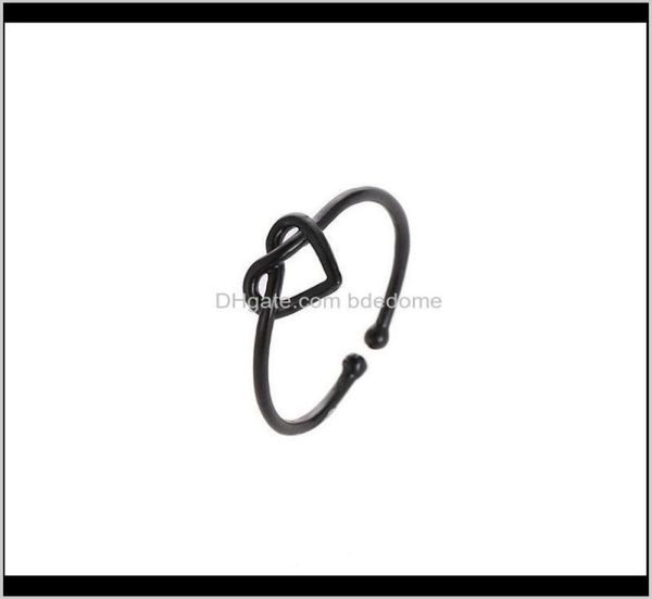 band wedding heart rose gold rings engagement black color stainless steel open ring fashion bijoux for women jewelry drop delivery6421143, Silver
band wedding heart rose gold rings engagement black color stainless steel open ring fashion bijoux for women jewelry drop delivery6421143, Silver